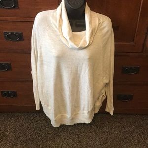 Cream Cowl Neck Dolman Sweater